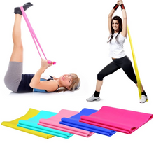 Load image into Gallery viewer, Elastic Yoga Pilates Rubber Stretch Exercise Band